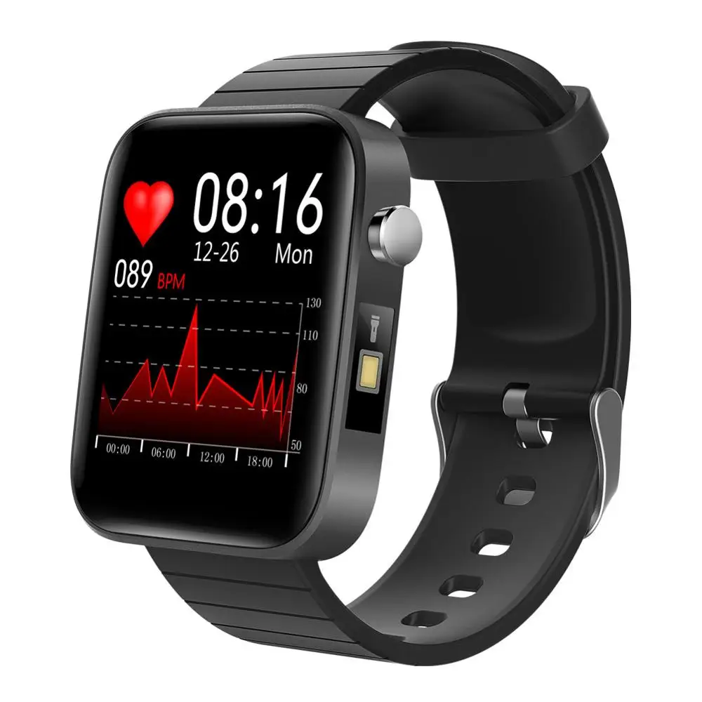 Роскошные Bluetooth Смарт часы с оповещением о вызовах проверкой температуры тела