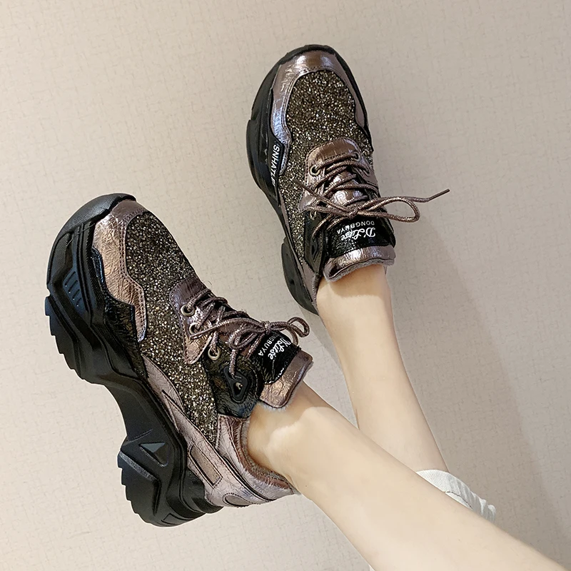 

2020 новые модные шикарные кроссовки женские массивные кроссовки повседневные модные кроссовки женские дизайнерские кроссовки chaussure femme U21-32