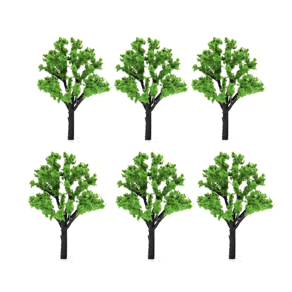 Игрушечная модель дерева красно-зеленая пейзажная игрушка 50 шт. | Игрушки и хобби