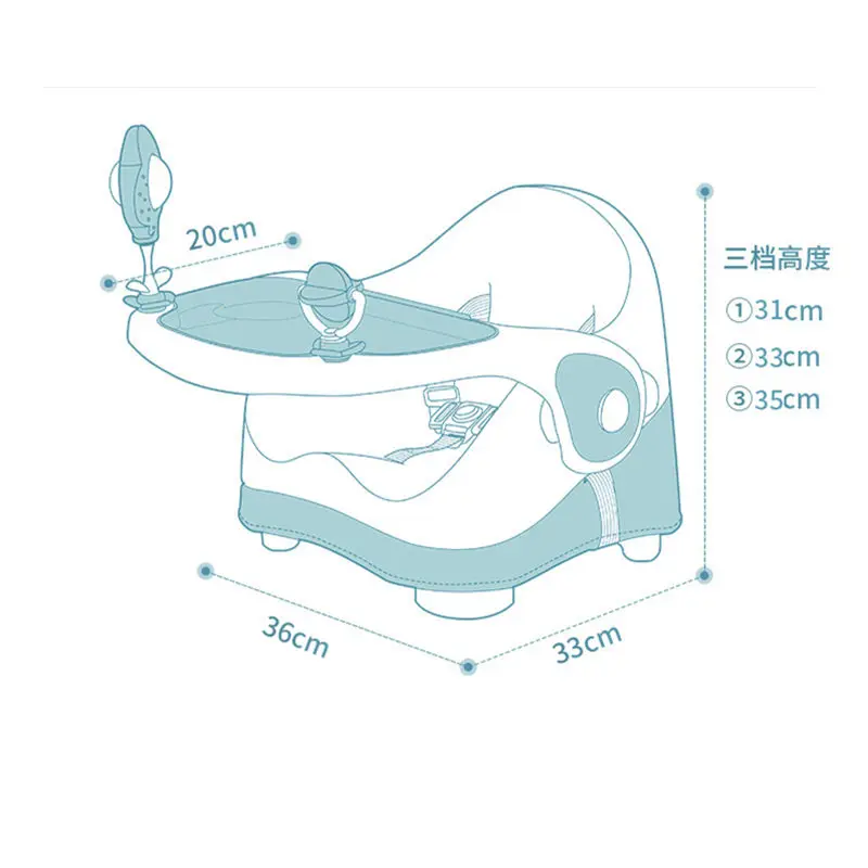 Сиденье для кормления крепкие детские стульчики детское обеденное кресло