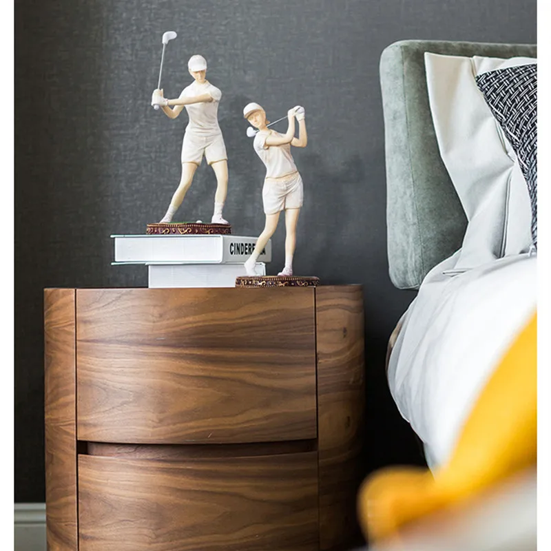 Современная модная Статуэтка персонажа игры в гольф спортивные фигурки