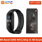 Оригинальные Смарт-часы Xiaomi Mi Band 5, фитнес-браслет с пульсометром, оксиметром в крови, йогой, спортом, фитнес-браслет Mi Band 4 5, часы с длительным временем работы в режиме ожидания, новинка 2020