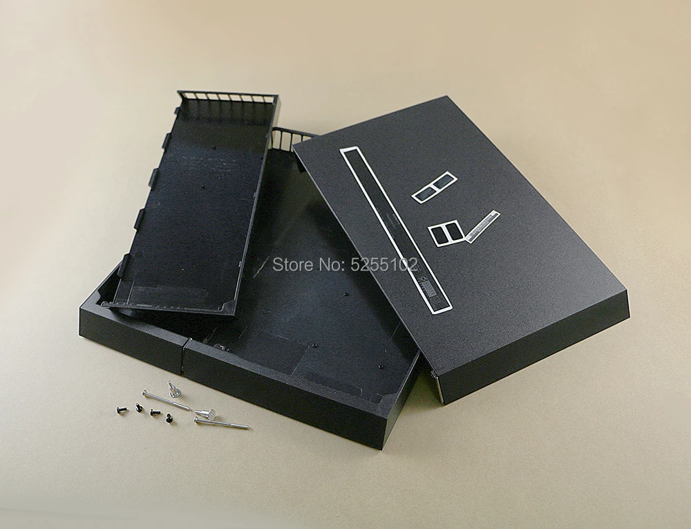 Чехол для консоли PS4 черный чехол корпуса с логотипом 1100 1000|Запасные части| |