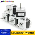 5 шт., шаговый электродвигатель 17HS4401 для 3D принтера