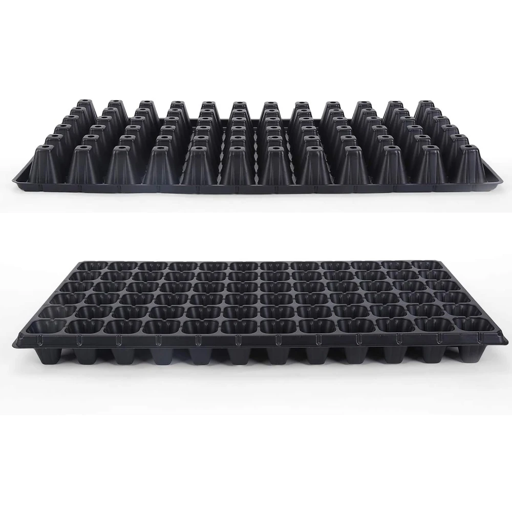 AMKOY 5/10pcs 32/72/105 Cells Seedling Starter Tray Extra Strength Seed Germination Plant Flower Pots Nursery Grow Box Garden | Дом и сад