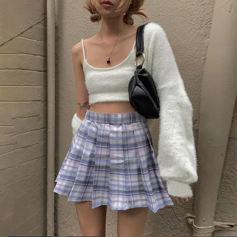 

women's cardigans Winter long sleeve cardigan jacket suspender open navel bottoming vest two piece set all-match top clotes