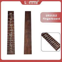 lommi 23 inch concert ukulele fretboard 17 frets diy rosewood hawaii guitar blank fingerboard uke parts accessories