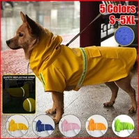 raincoat for dogs waterproof dog coat jacket reflective dog raincoat clothes for small medium large dogs labrador s 5xl 4 colors