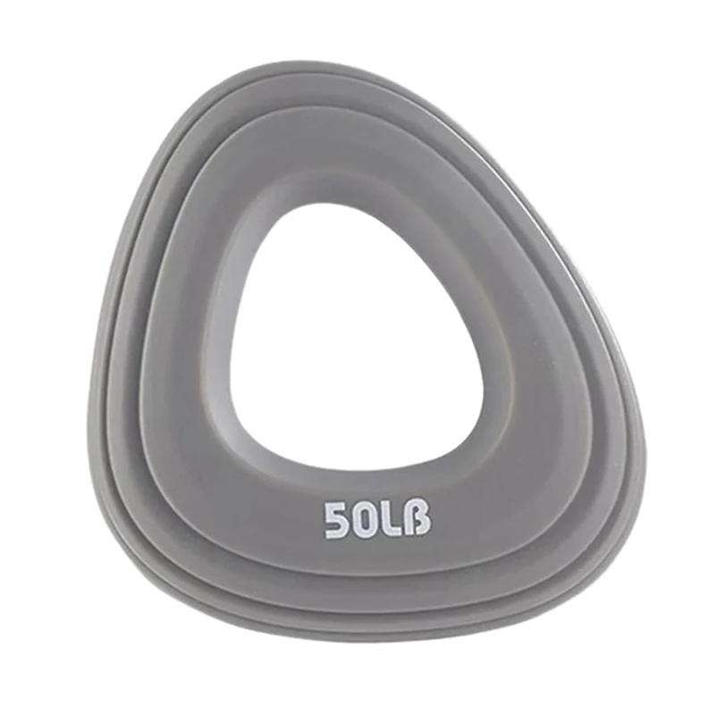

Silicone Finger Hand Gripper Resistance Flexible Strengthener Triangular Finger Trainer for Fitness Recovery