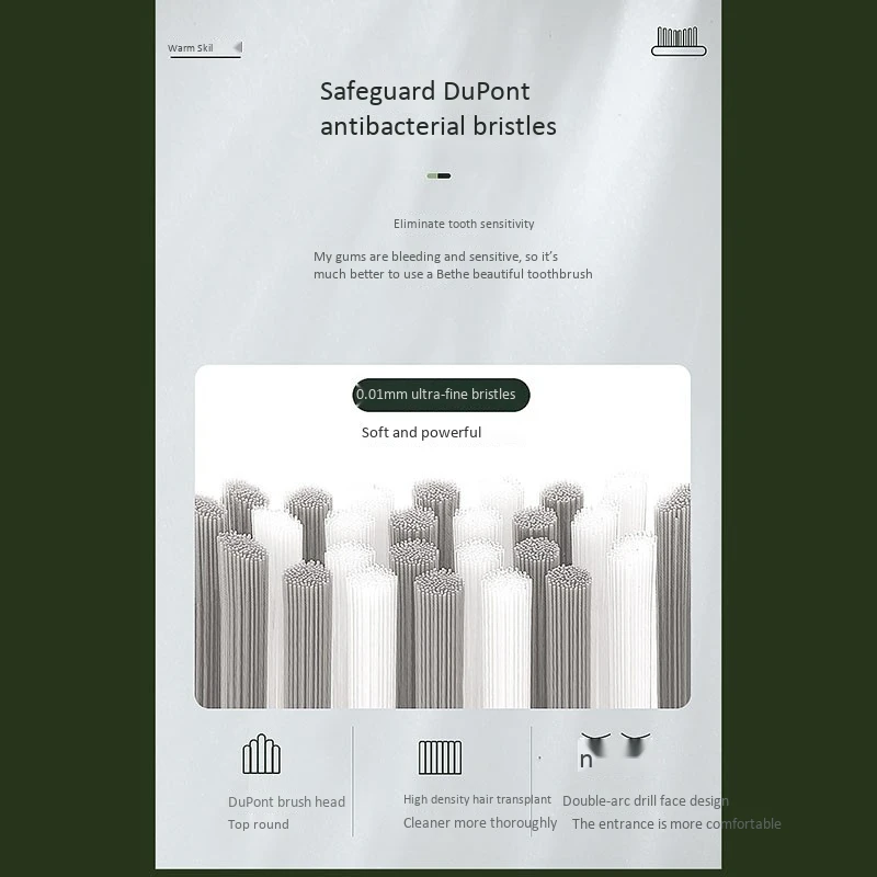 

Electric Toothbrush Sonic Rechargeable Top Quality Smart Chip Toothbrush Head Replaceable