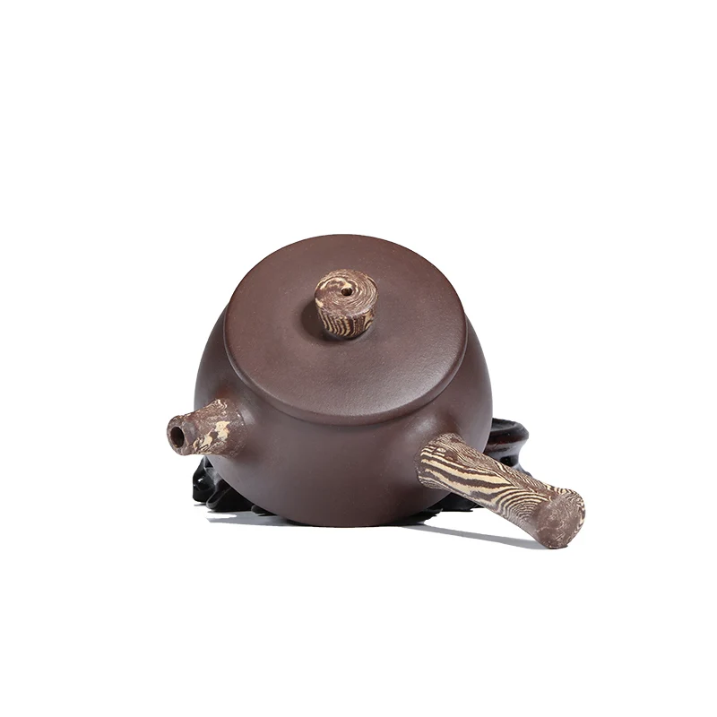 

TaoRen authentic yixing recommended undressed ore household teapot kung fu tea set warping clay side purple clay pot