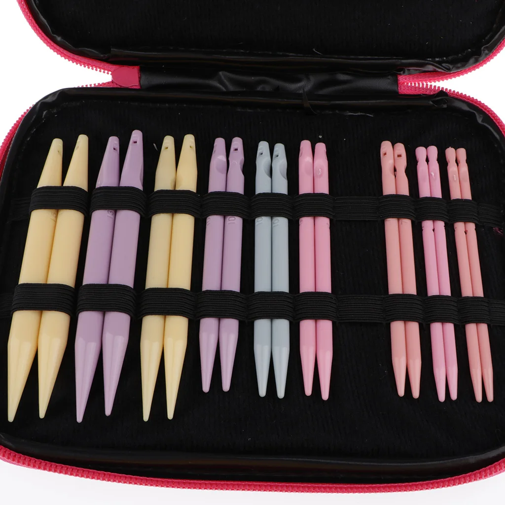 

20pcs Double Point Knitting Needles with 6pcs Cable Crochet Hook Needles Kit