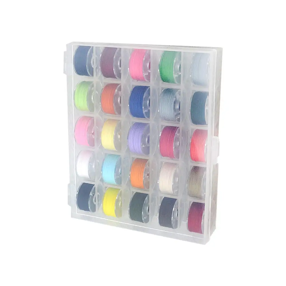 

1set Metal Bobbins With Colors Sewing Machine Bottom Thread Spools Yarn Sewing Spool Kit Practical Sewing Accessories