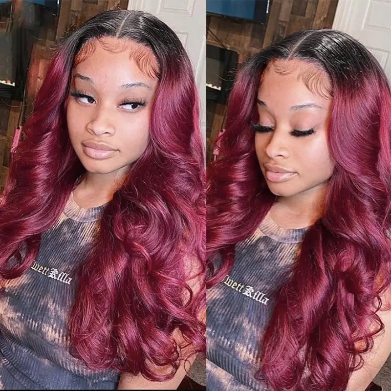 Парик из натуральных волос с эффектом омбре 360x4 в бразильском стиле - купить по