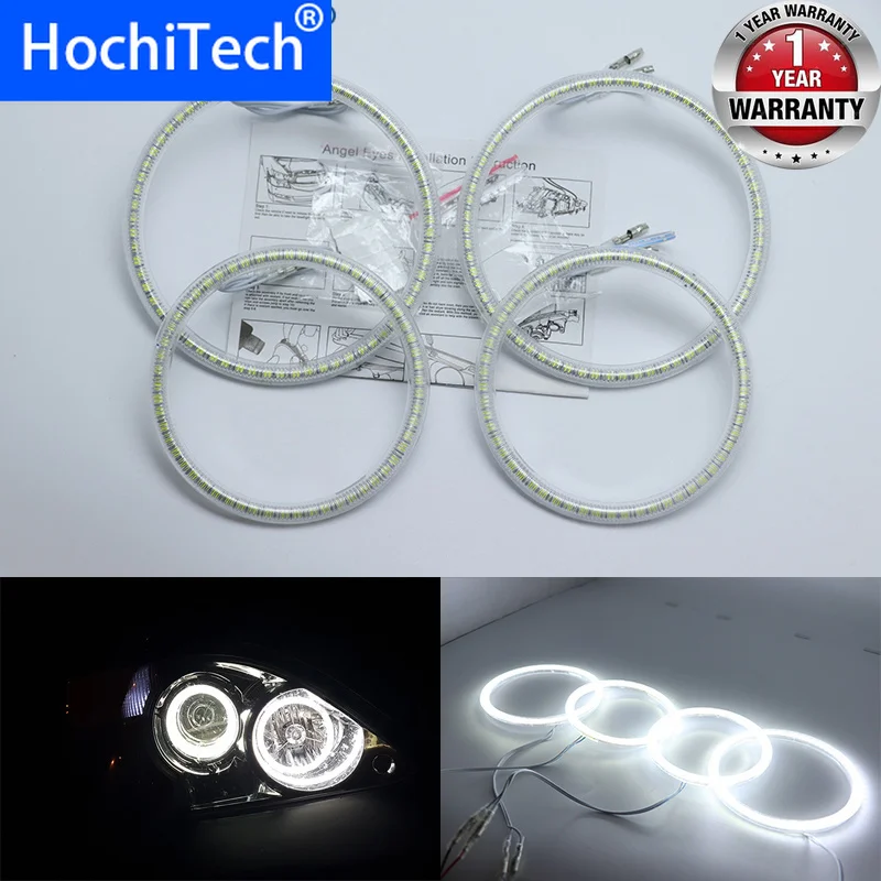 Ультра яркий SMD белый светодиодный ангельские глазки комплект кольцевых гало