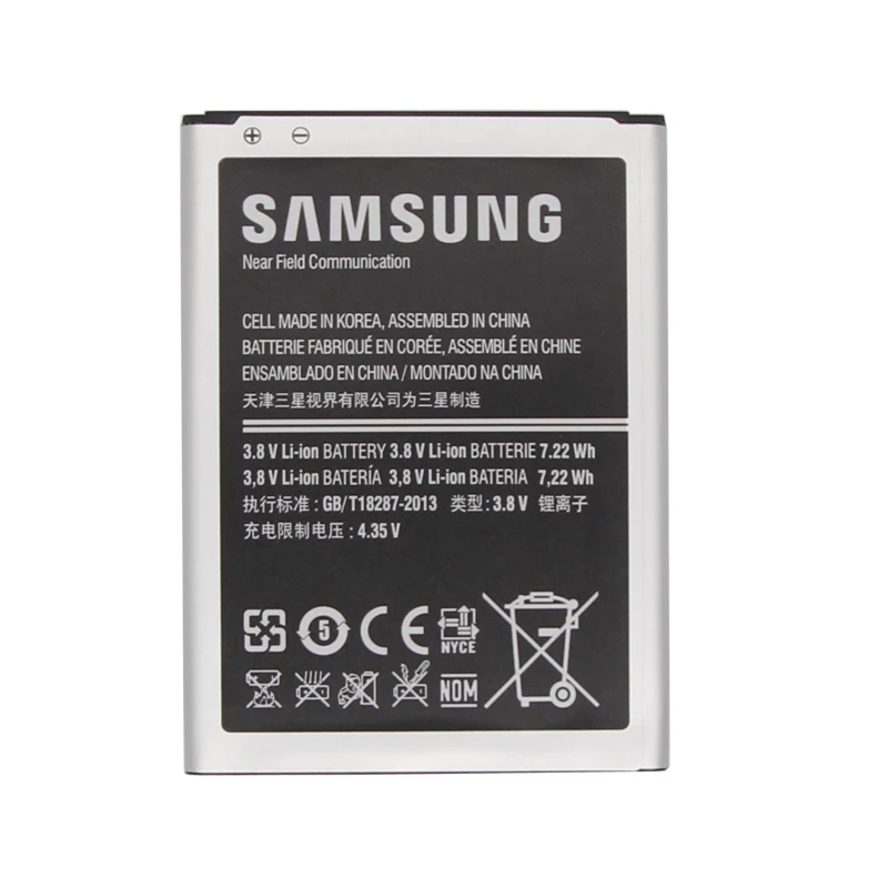 Оригинальная батарея samsung B500BE 1900 ма-ч для samsung S4 мини I9190 i9192 I9195 I9198 Замена батареи с NFC 4 контакта