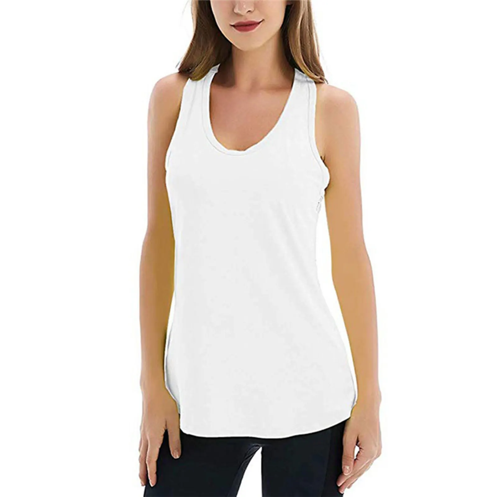 Дышащий спортивный жилет для йоги Женская сетчатая майка без рукавов топ в стиле