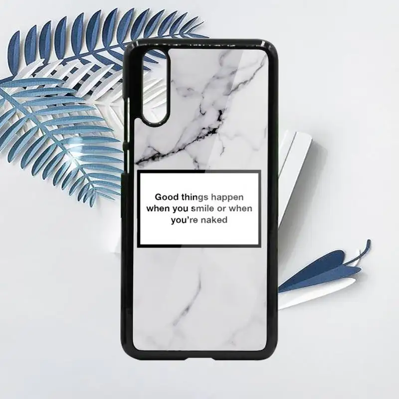 

Luxury fashion marble letter slogan Phone Case For Samsung galaxy S note 8 9 20 10 e lite2019 plus pro ultra Hard PC
