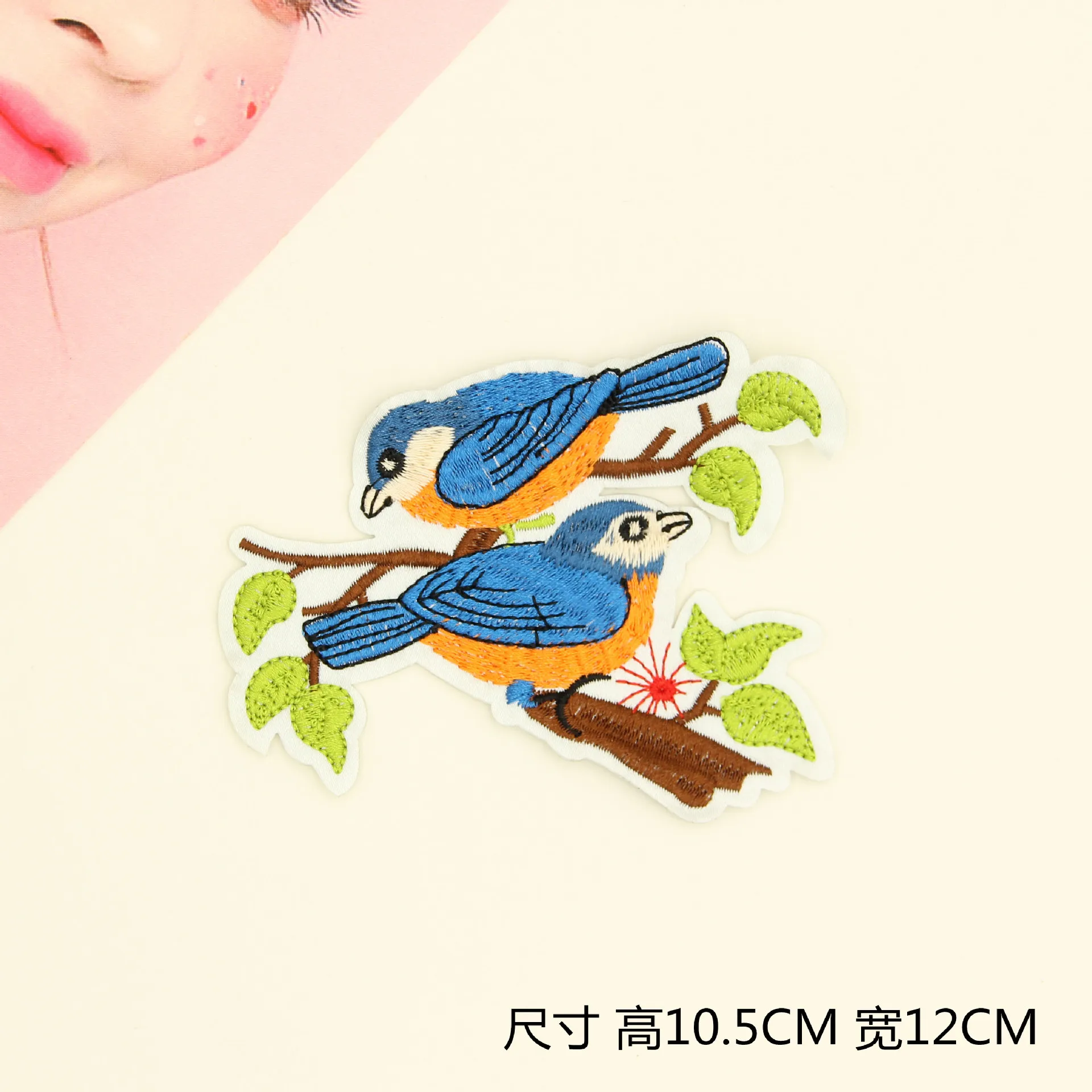 Патчи с вышивкой птицами для одежды аппликация вышивки животных аксессуары брюк