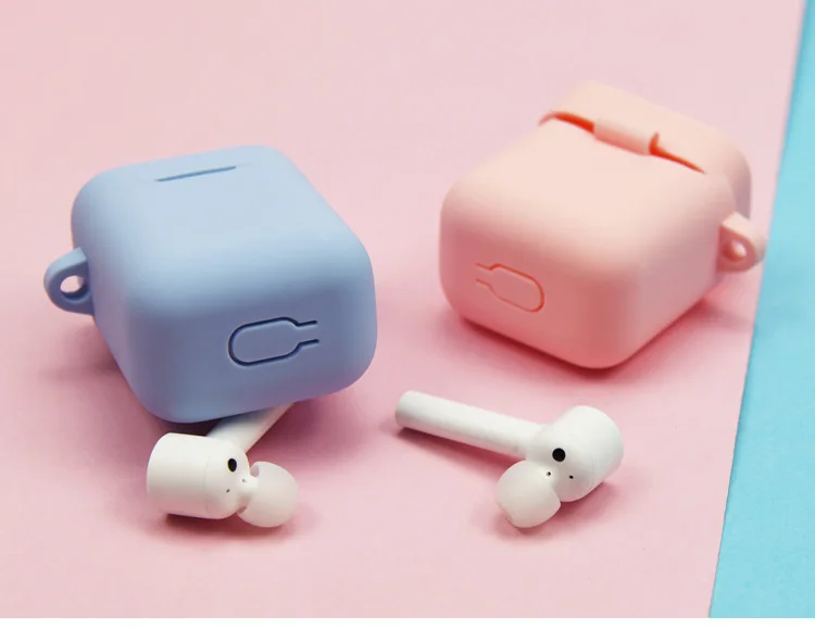 Силиконовый чехол для Xiaomi Airdots Pro True Wireless Bluetooth наушники противоударные сумки Air