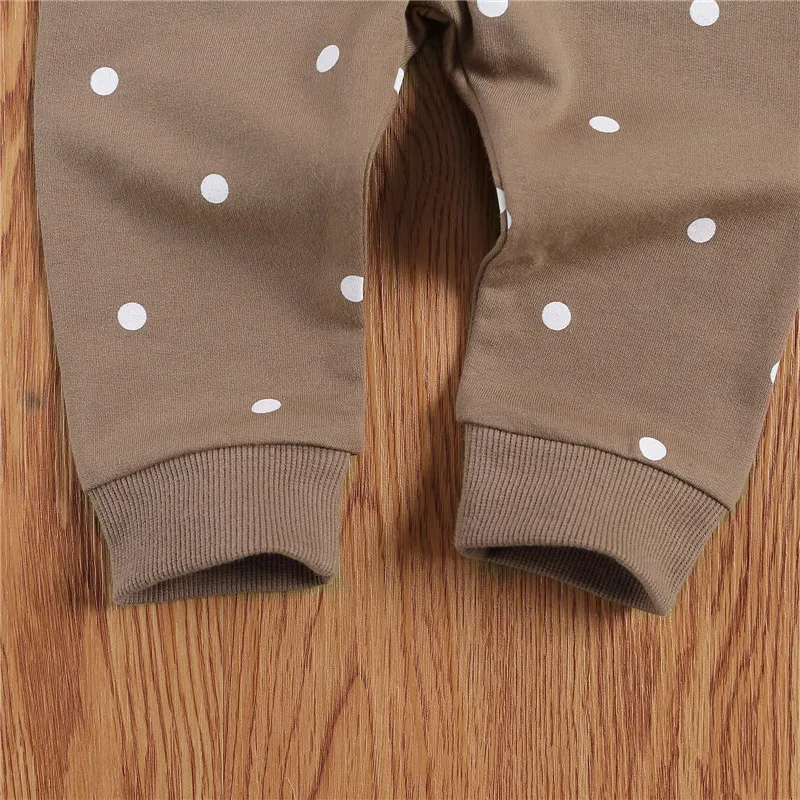 

Newborn Polka Dot Clothes Kids Clothes Baby Boy Clothes Long Sleeve Sweatshirt Tops+ Pants Outfits Infant Baby Girl Set 0-24M