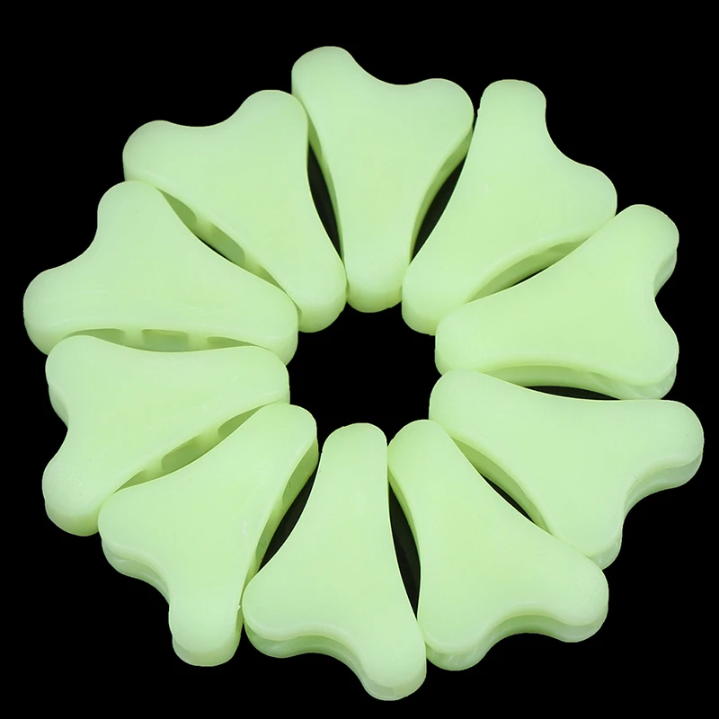 10 шт. светящиеся пластиковые палатки ветряные пробки Регулировка шнура Пряжка