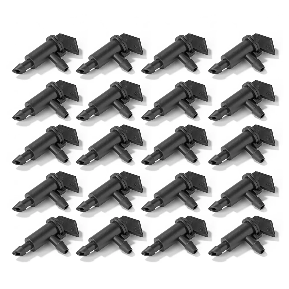 

20pcs Saving Watering Irrigation Tool Kits Wide Flow Channel Water Dropper Engineering Plastics Mist Spray Emitters