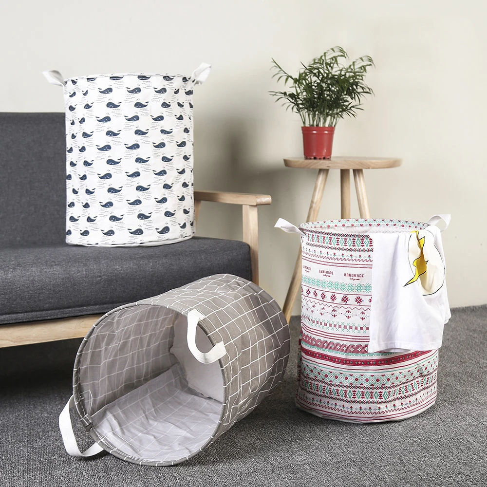 Складная корзина для белья водонепроницаемая ведро хранения грязной одежды