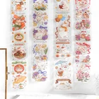 12 шт.лот Серия животных и ферм канцелярские наклейки креативное украшение сделай сам разделенная лента наклейка для домашних животных