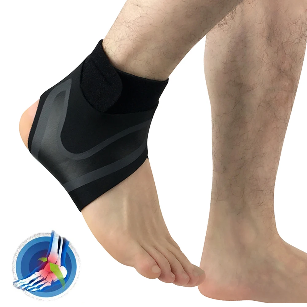 Горячая Распродажа 1 шт. поддержка голеностопа эластичная свободная Регулировка
