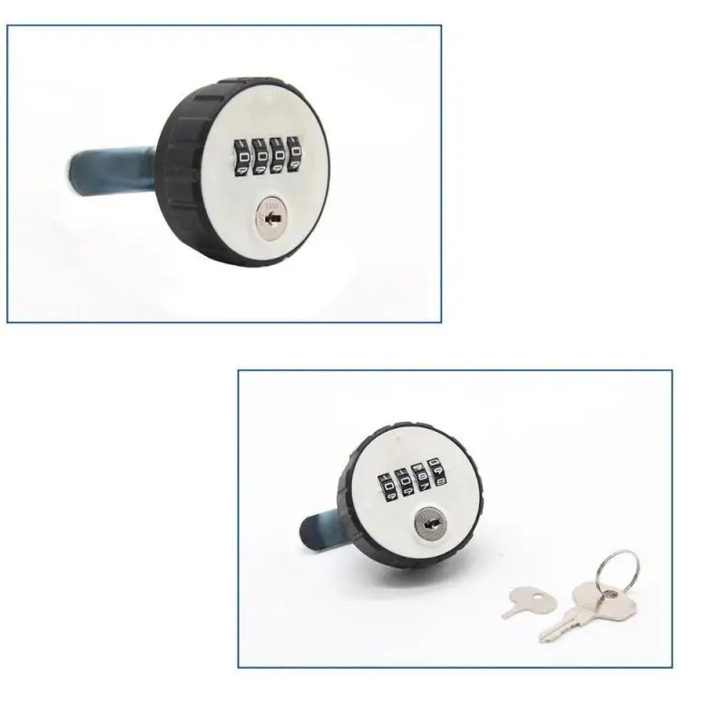4 цифровых комбинированных замок для шкафа с ключом Круглый навесной двери