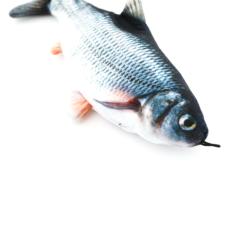 Игрушки для кошек электрическая имитация рыбы перезаряжаемая от USB игрушка