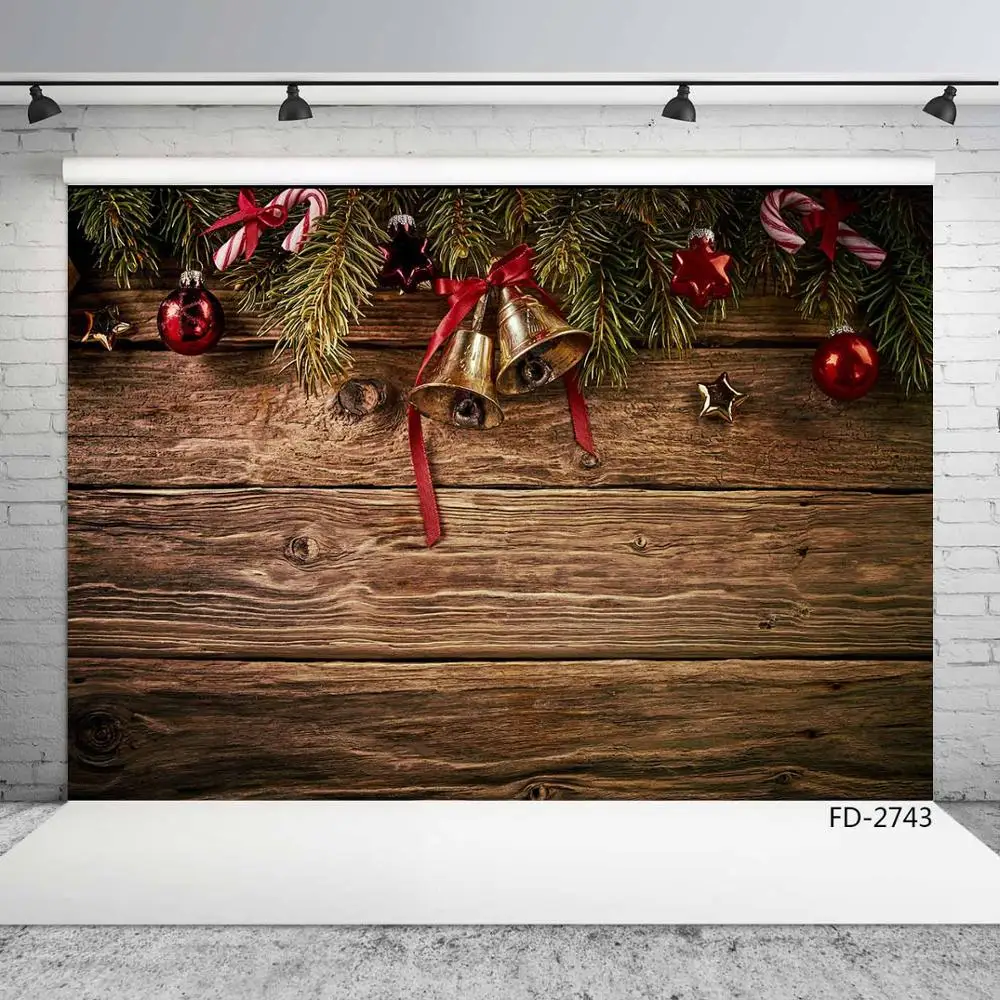

Wood texture Christmas theme studio photography background