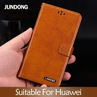 flip phone case for huawei p10 p20 p30 mate 10 20 pro lite case y6 y7 y9 p smart 2019 cowhide cover for honor 7 8x 9x 10 20 lite