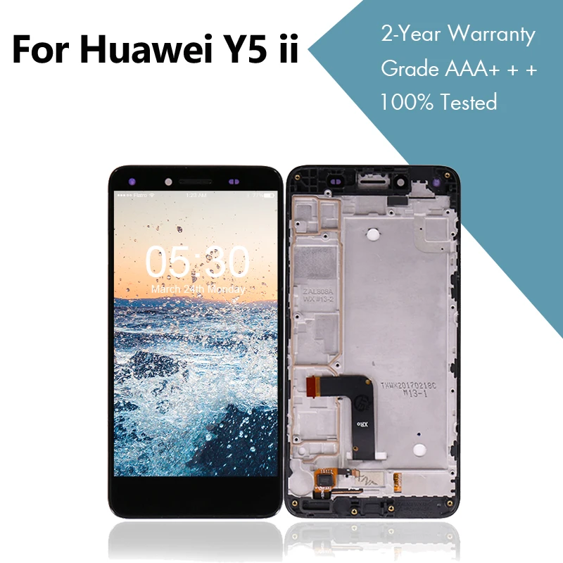 Для huawei Y5II Y5 II CUN U29 ЖК дисплей сенсорный дигитайзер в сборе с рамкой панель для