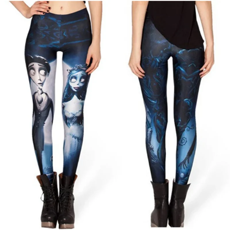 Горячий! Женские леггинсы Lddies винтажные большого размера с цифровой печатью для