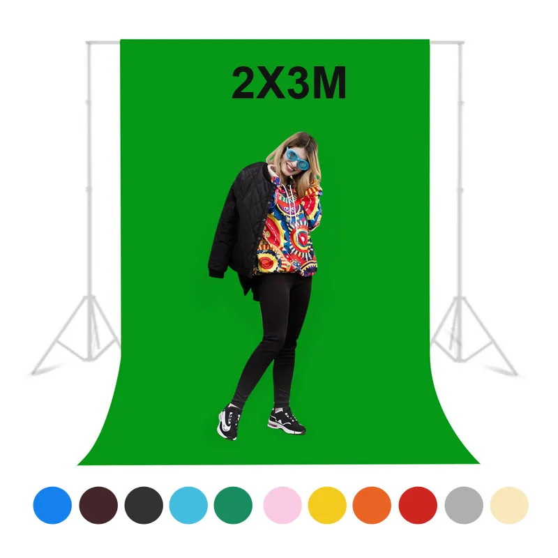Selens 2X3M фото фон для фотостудии зеленый экран фоны хромакей нетканый студийной