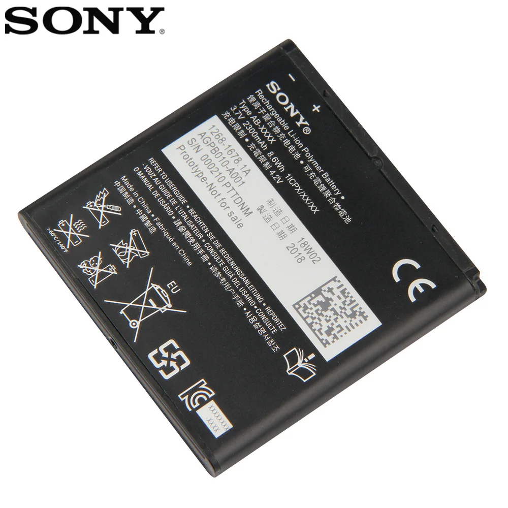 Оригинальная запасная батарея Sony BA950 Для SONY Xperia M36h C5502 C5503 AB 0300 ZR SO 04E натуральная