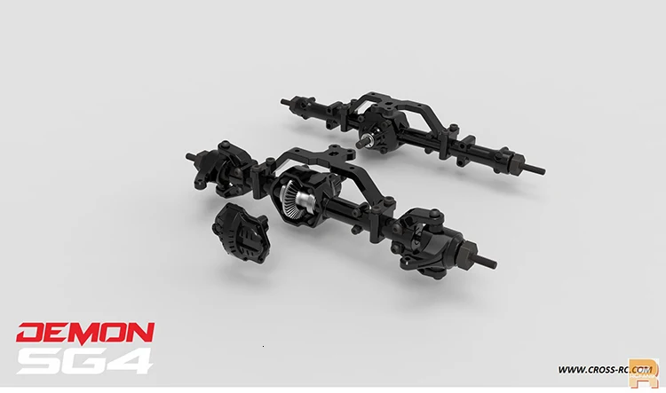CROSS RC 1/10 комплект SG4 4X4 4WD DEMON Rock Scale гусеничный ABS жесткий корпус с металлическими осями спортивный Гусеничный