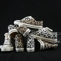 fashion sneakers leopard women canvas shoes harajuku classics vulcanize shoes woman new skateboard shoes ladies loafers casual