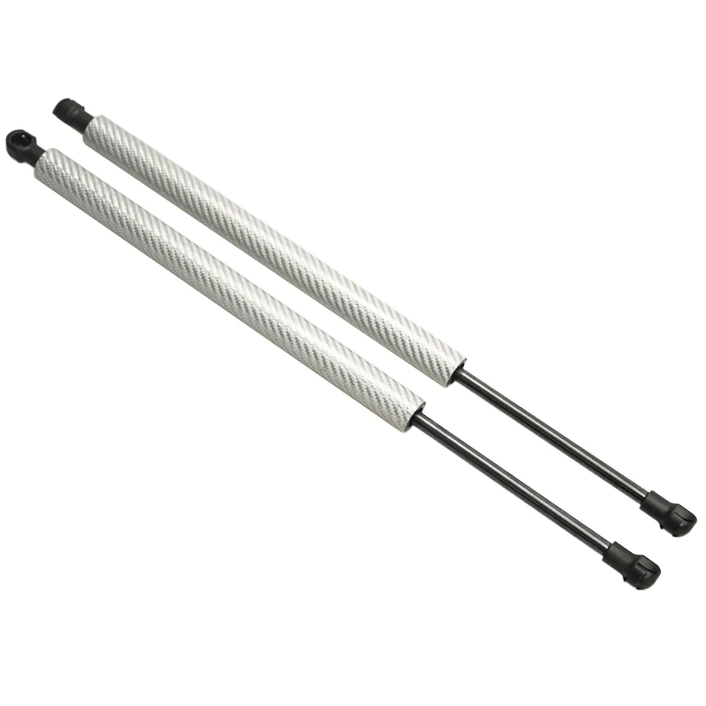 Silver carbon fiber Для OPEL ASTRA G хэтчбек(F48_, F08_) 1998-2009 багажника углеродное волокно газовые стойки Лифт поддержка амортизатор 536,5 мм - Цвет: Silver carbon fiber