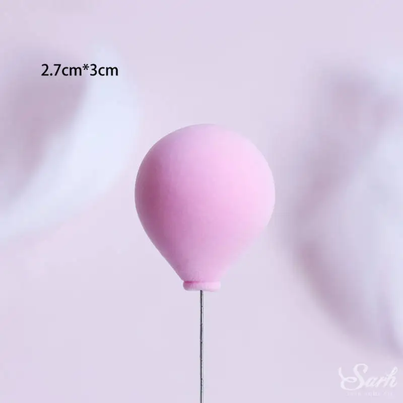 5pc pink balls Розовое платье, украшение принцессы, Золотая Корона, топпер для торта «С Днем Рождения» для свадебной вечеринки, Валентина, принадлежности для выпечки, подарки для любви - Цвет: 5pc pink balls
