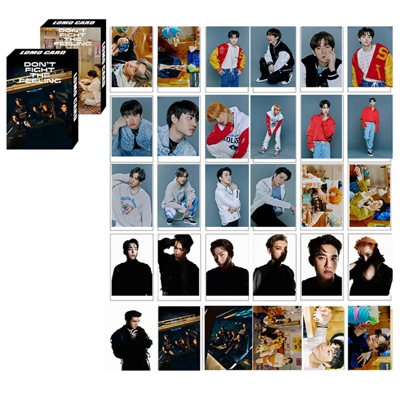 

30Pcs/set KPOP EXO NCT TWICE TXT ENHYPEN aespa Photocards Self Made Lomo Card HD Photo Card Post Cards For Fans Collection Gifts