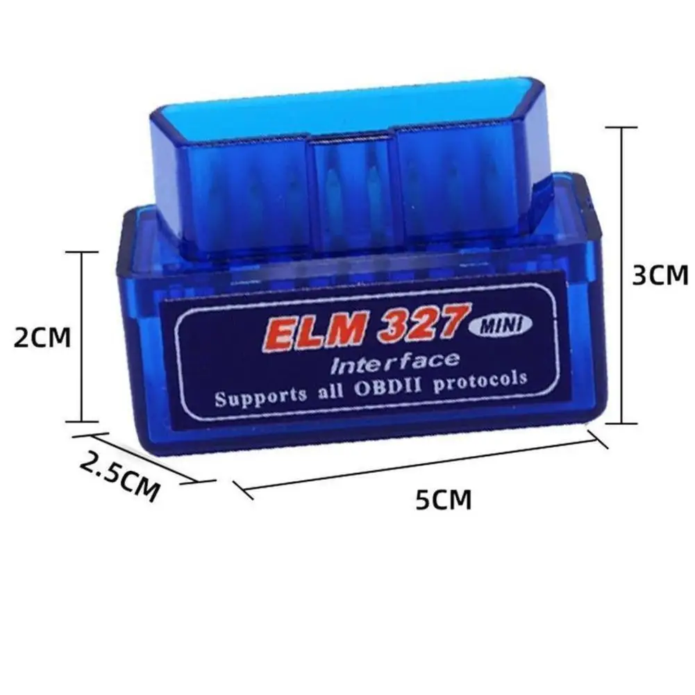 Car Diagnostic Scanner Mini ELM327 Bluetooth-Compatible Fault English Version V2.1 Obd2 OBDII Android IOS WIFI ELM | Автомобили и