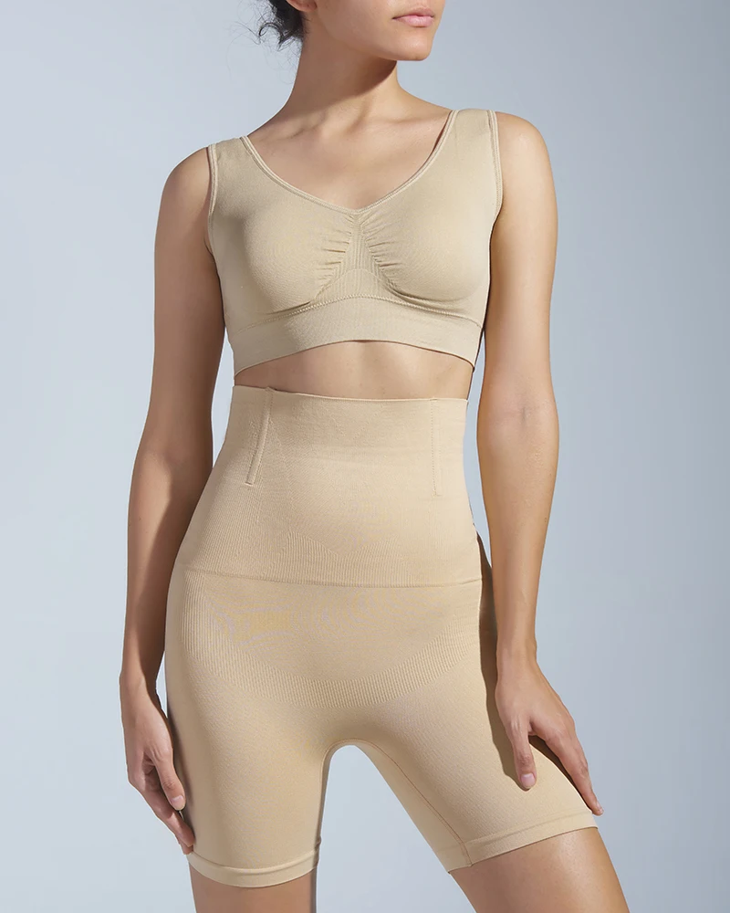 CH-0012 High Waist Non-slip Shaper Shorts Large Size Shapewear Underwear
