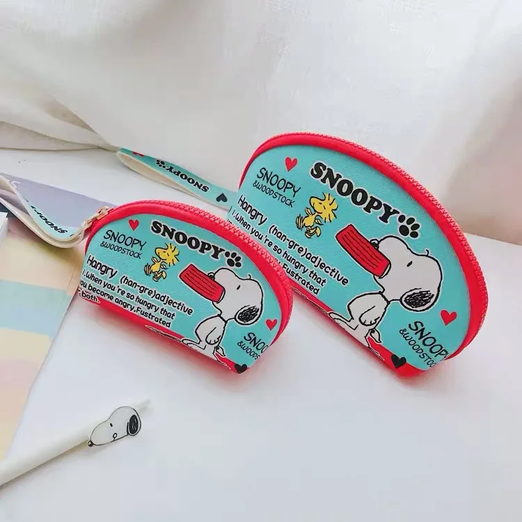 Два размера Peanuts Rogue Dog мультфильм кавайный чехол для карандаша большой емкости мультфильм холст пенал коробка принадлежности для школьников, студентов