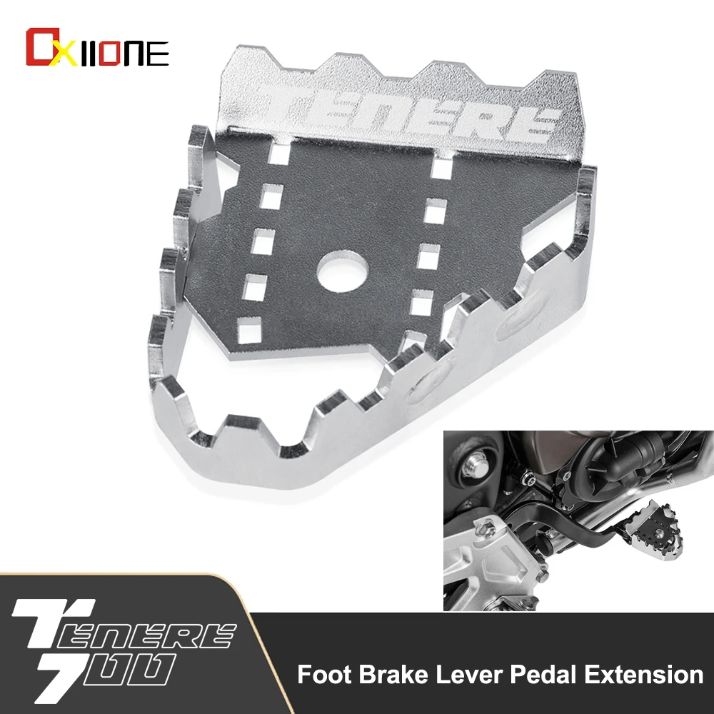 

Motorcycle Brake Lever Extension Step Tip Plate Enlarge Extender For Yamaha Tenere 700 T7 Rally XTZ XT 700 Z 2019 2020 2021