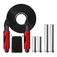 adjustable load bearing skipping rope for student training fitness equipment steel wire weight double bearing skipping rope