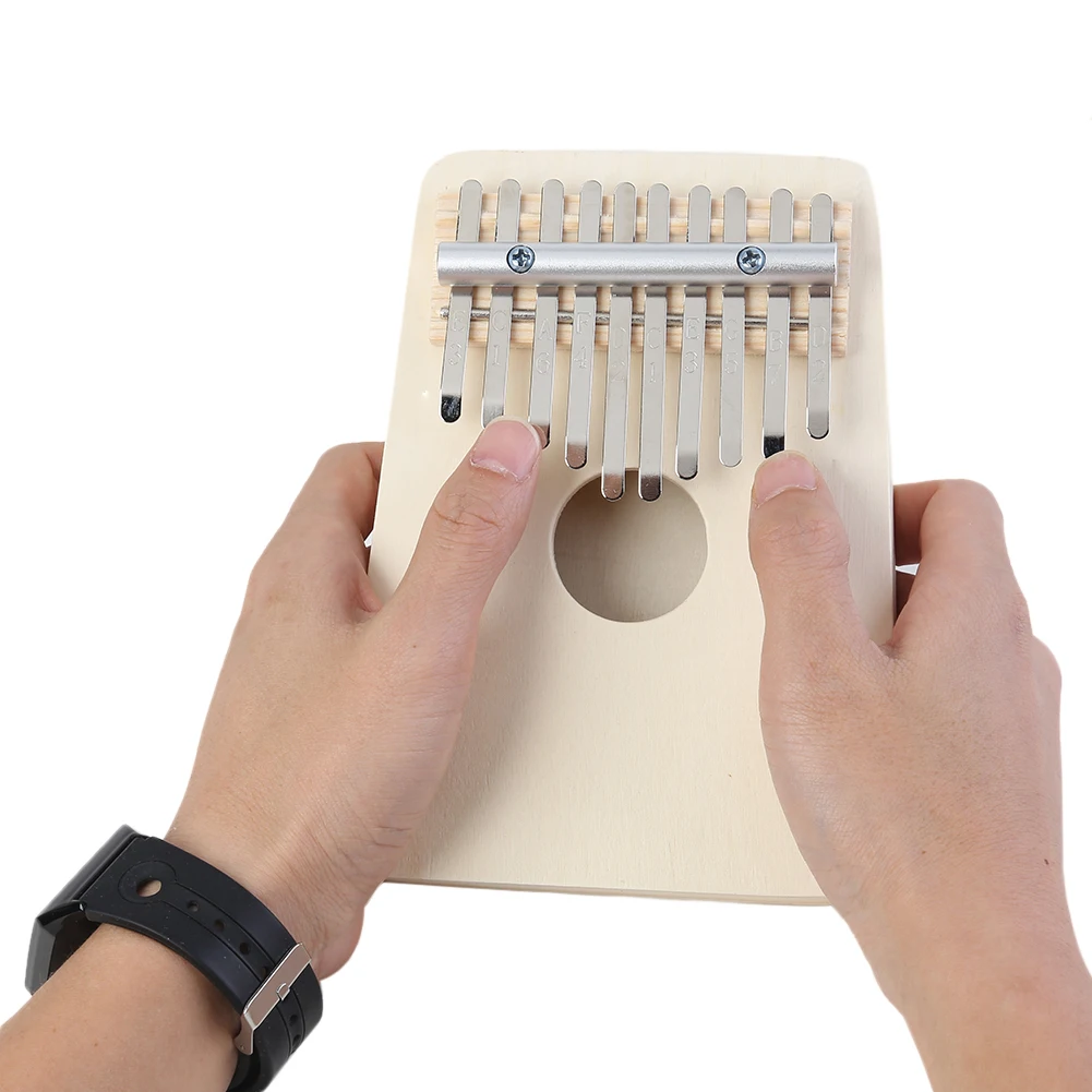 

Набор «сделай сам» для пианино, калимба из липы с 10 клавишами, без отбойного молотка, музыкальный инструмент ручной работы