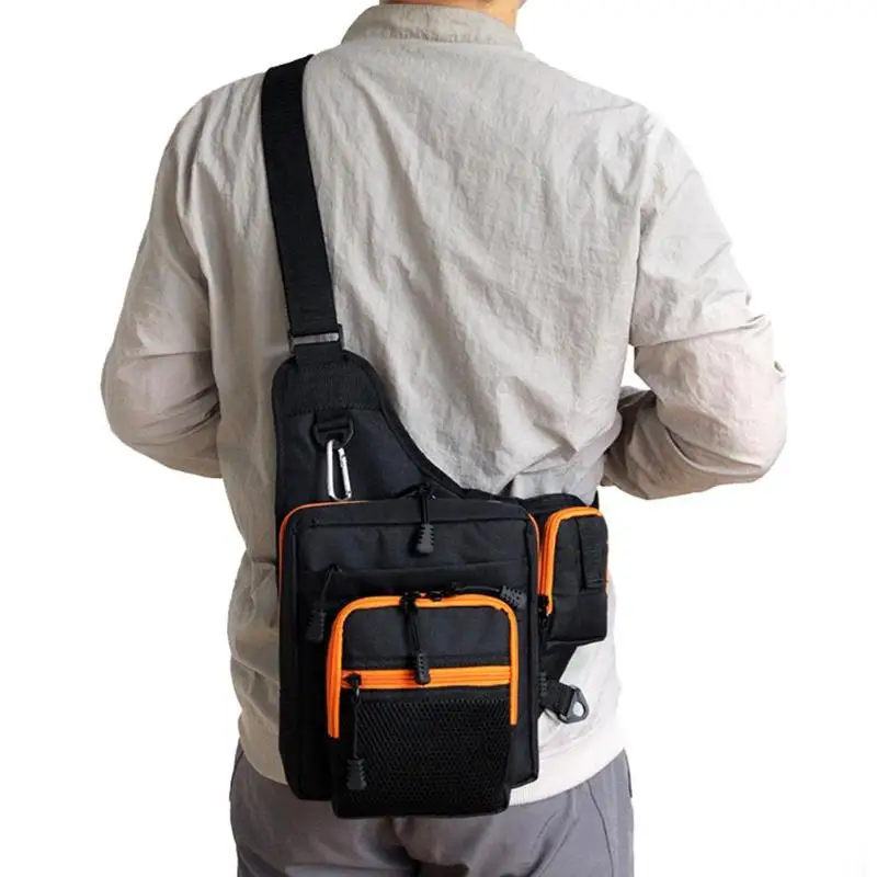 

Multifunction Fishing Tackle Bags Outdoor Lures Gear Storage Crossbody Pack